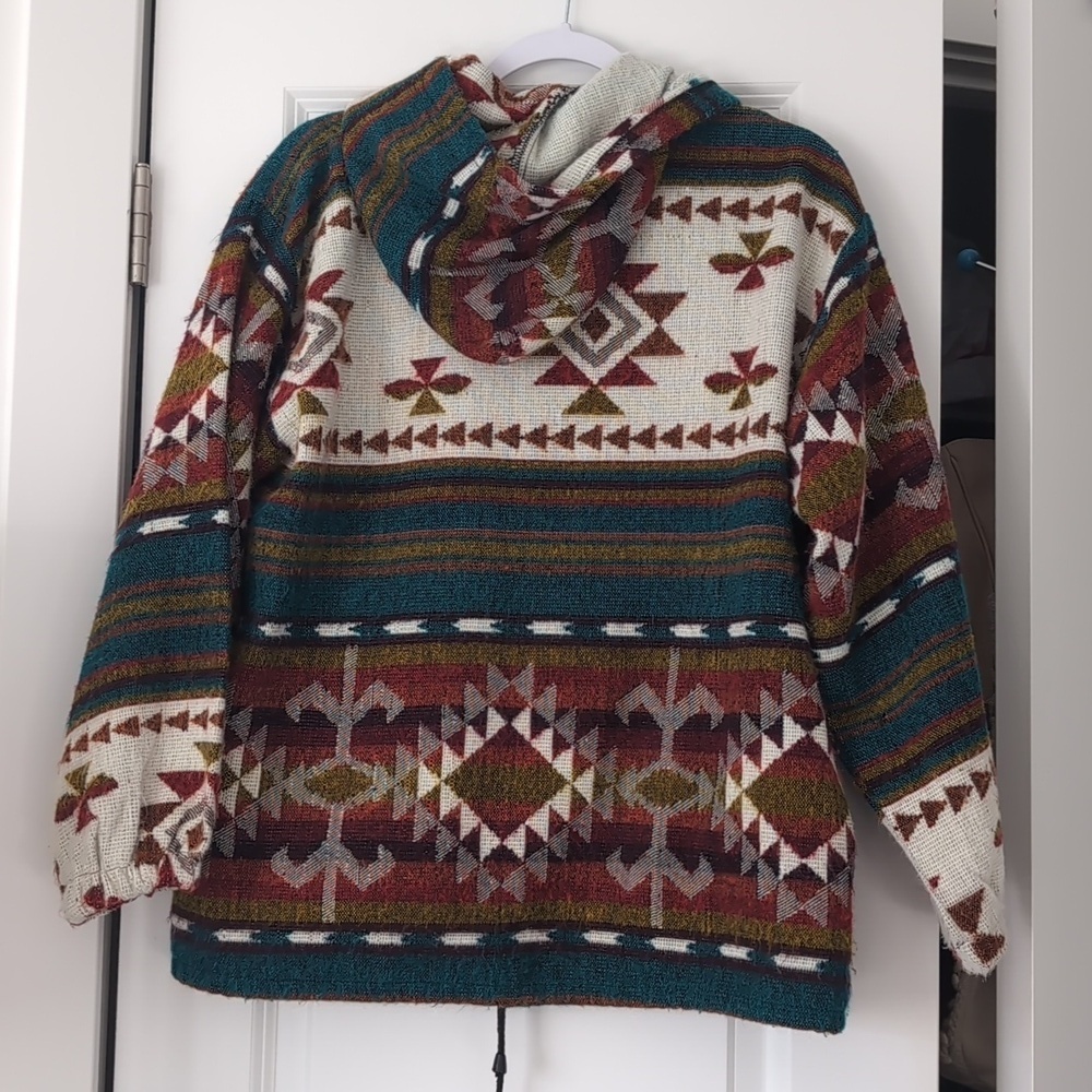 Aztec Print Soft Jacket Or Hoodie - Picture 6 of 6